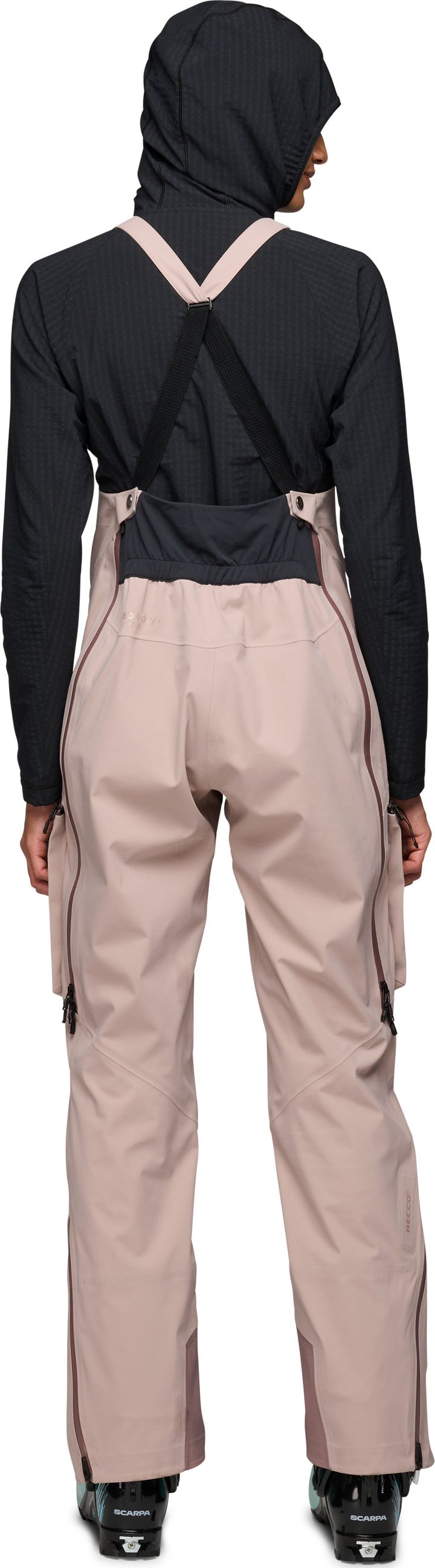 Black Diamond Women's Factor Bibs Pale Mauve | Buy Black Diamond